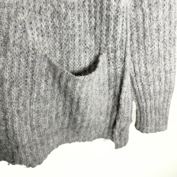 Free People Gray Open-Front Cardigan - Picture 6 of 6